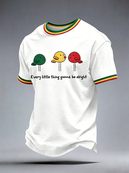 Reggae-musik T-shirt til mænd