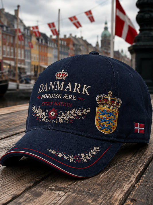 Hat med patriotisk mindetryk