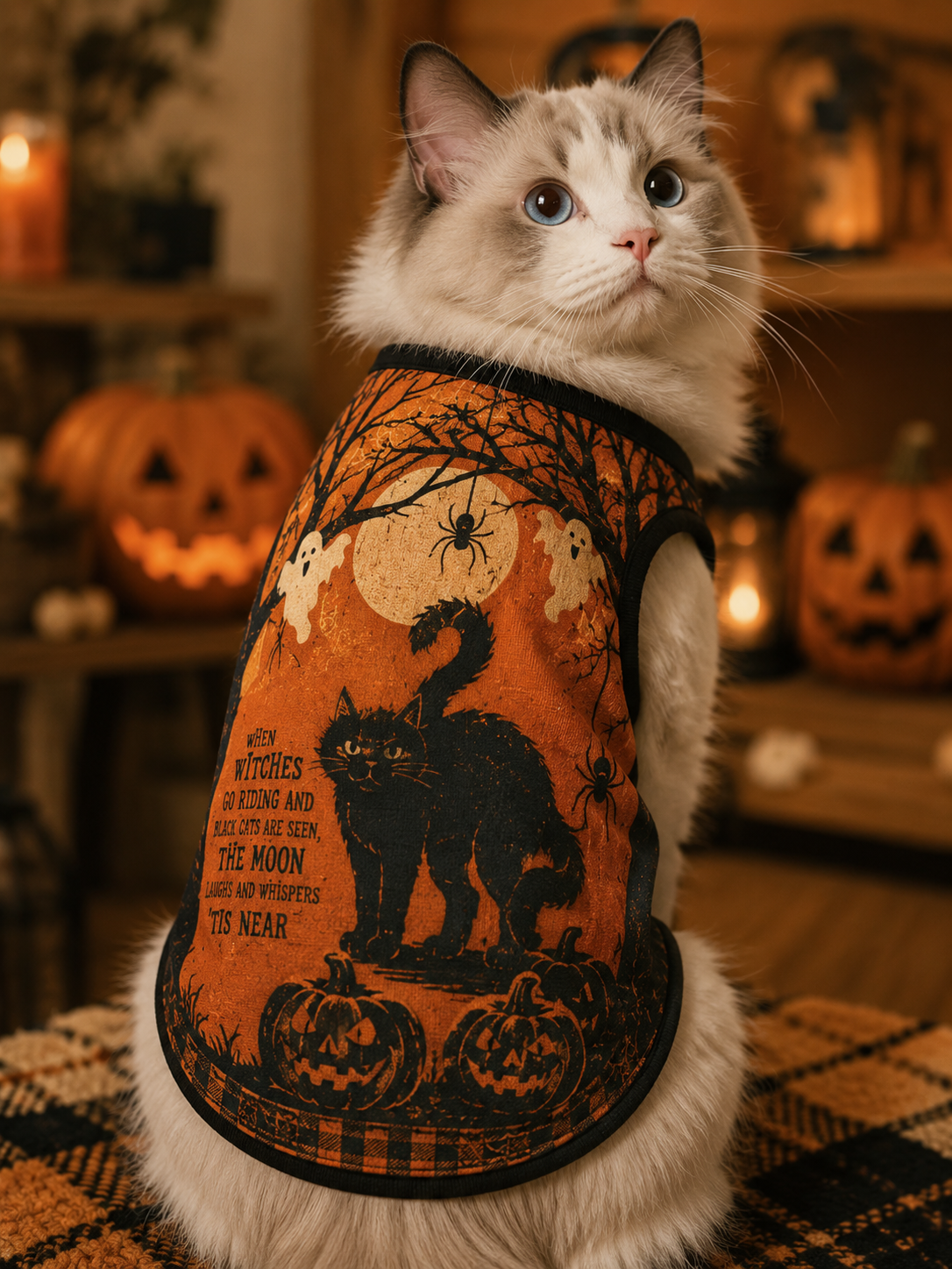 Kæledyrs halloweenvest