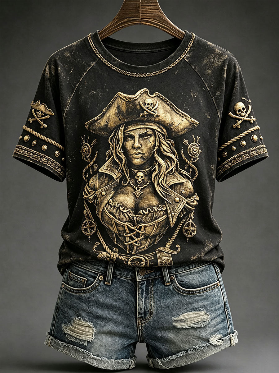 Kvinders Pirate Vintage T-shirts