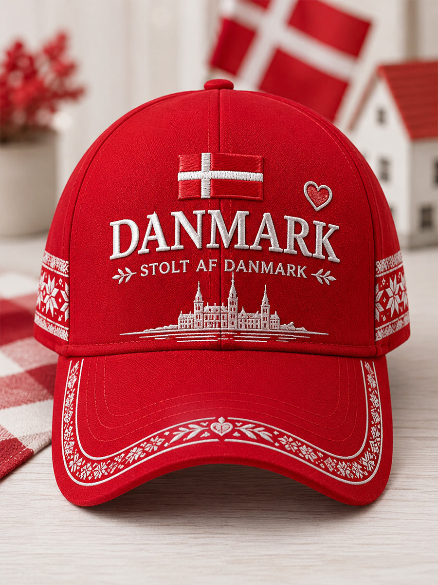 Hat med patriotisk hædersmærke-tryk