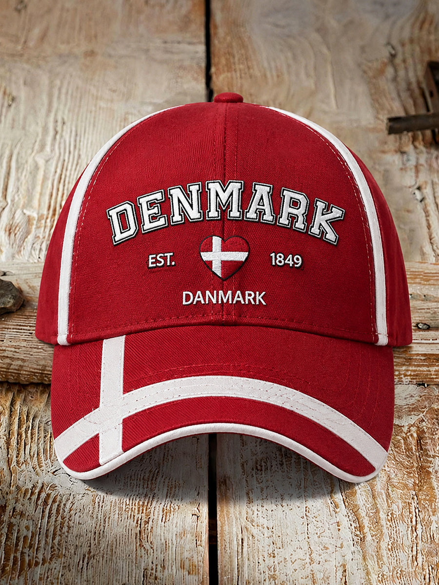 Hat med patriotisk hædersmærke-tryk