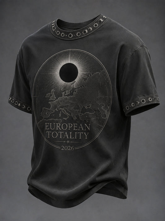 Europæisk Totality 2026 Mænds T-shirt