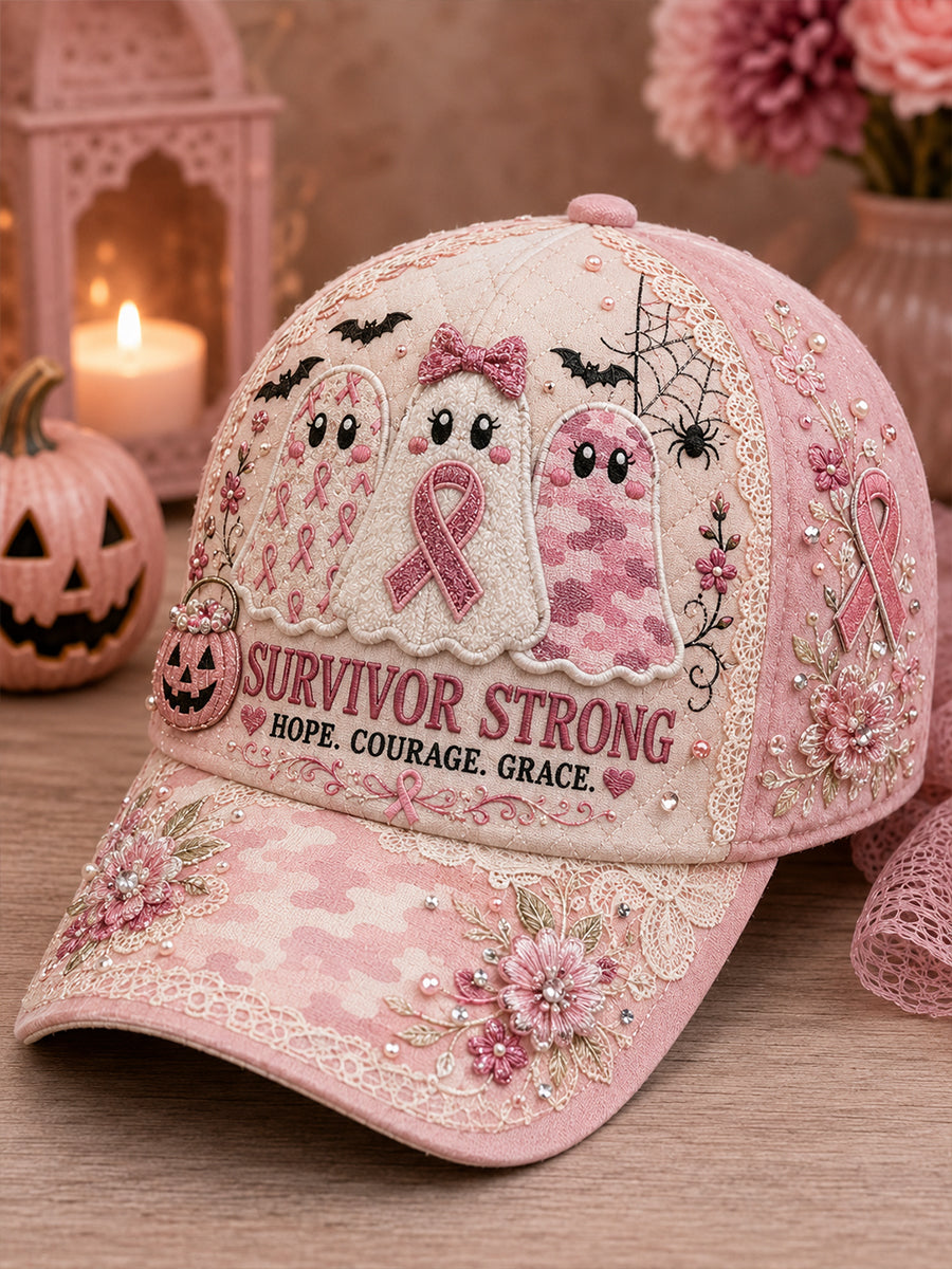 Unisex n Oktober bærer vi pink Halloween-pink spøgelseshue