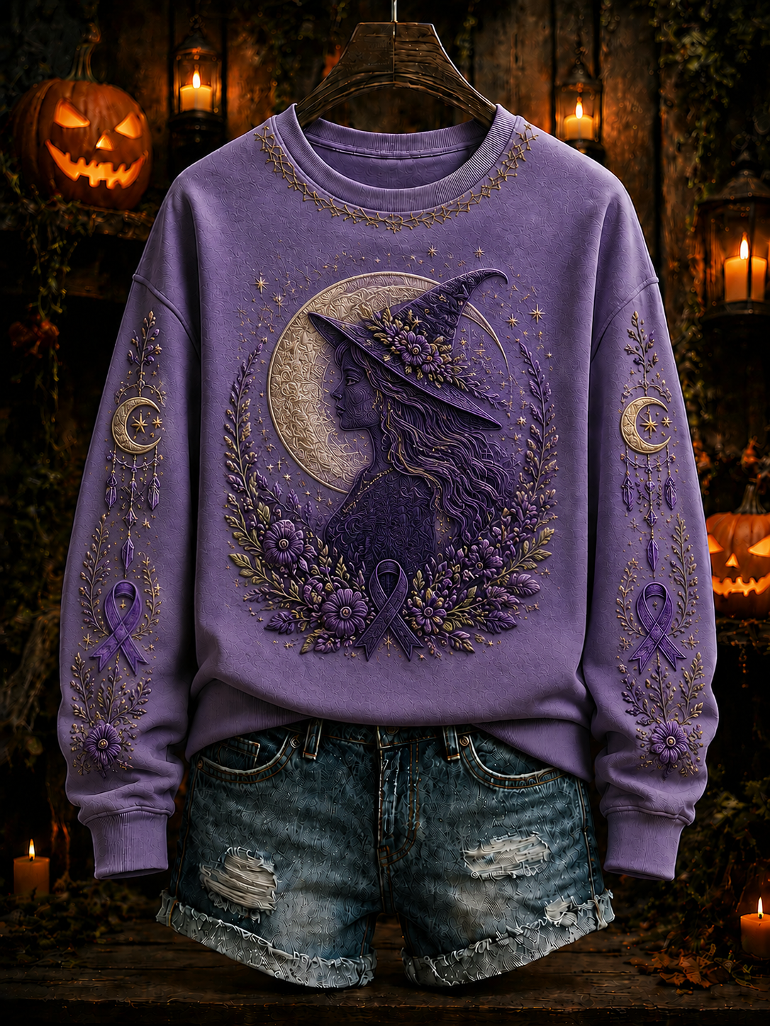 Kvinders Alzheimers bevidsthed Regelmæssig Sweatshirt