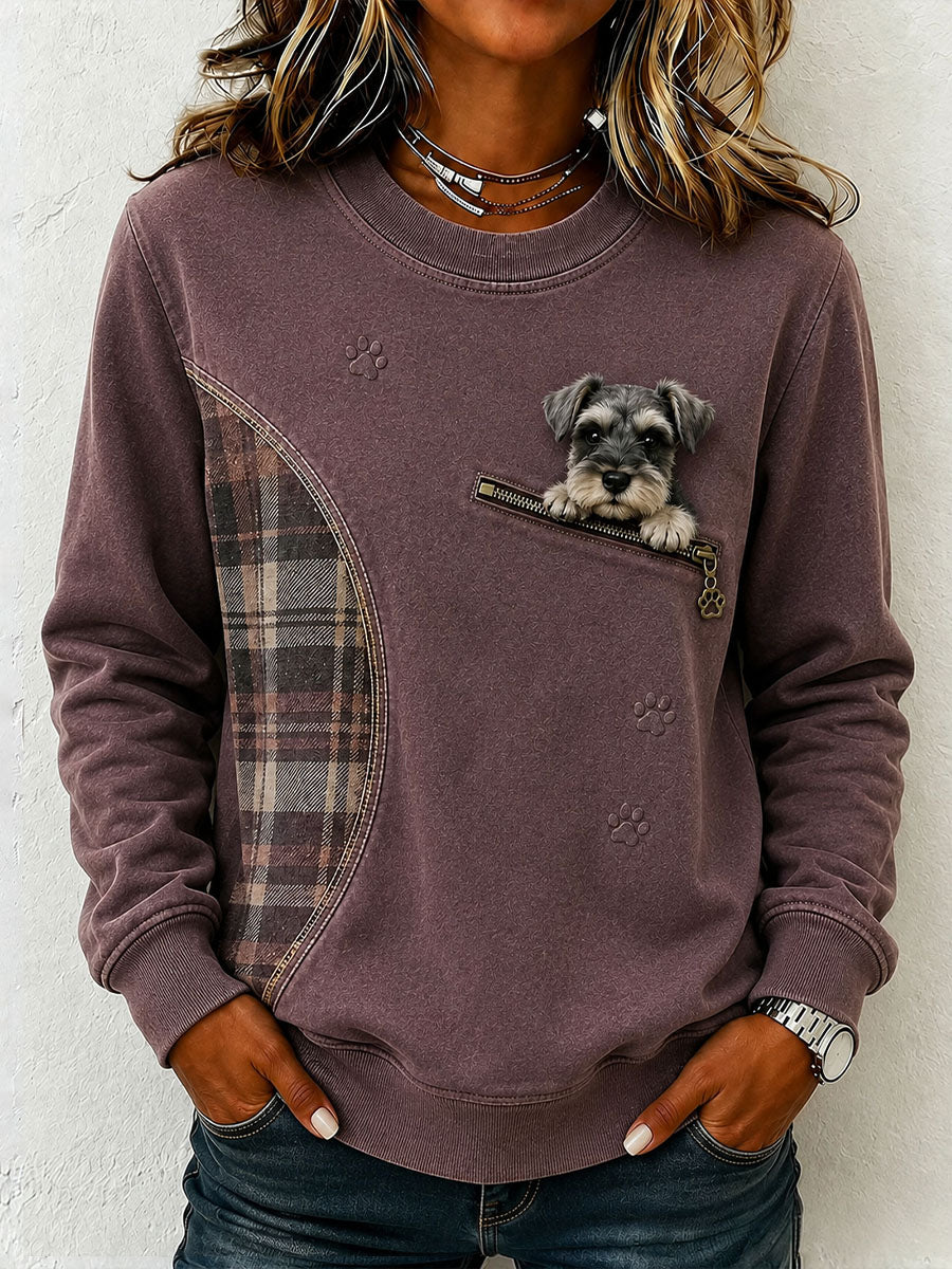 Damen-Schnauzer-Sweatshirt