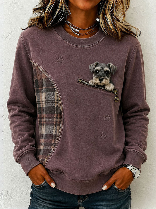Damen-Schnauzer-Sweatshirt