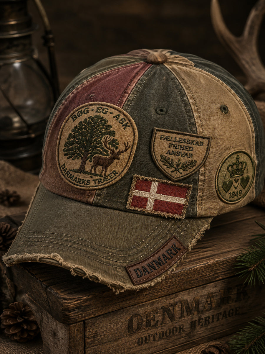 Mænds dansk Patriotiske Baseball Caps