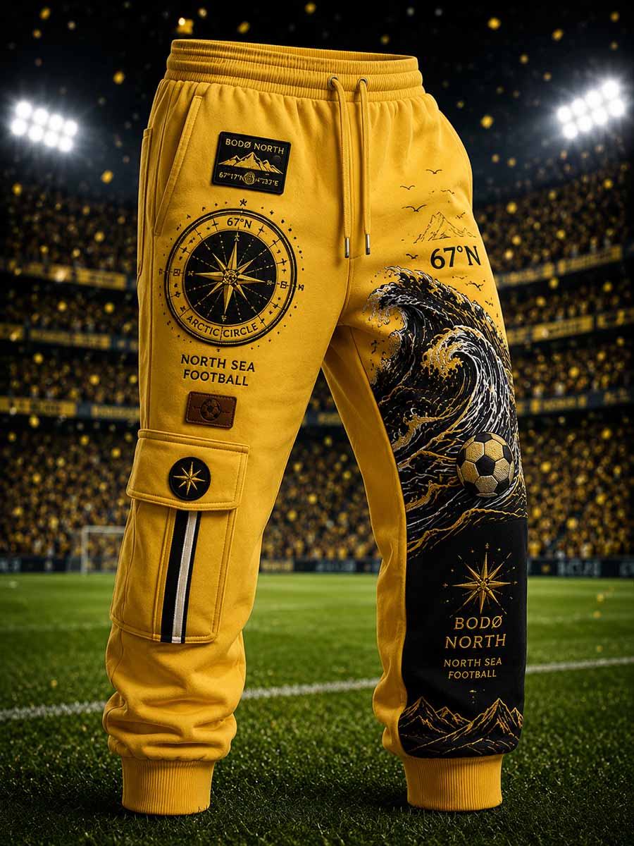 Menns Bodø fotballlag minnesmønster printbukser