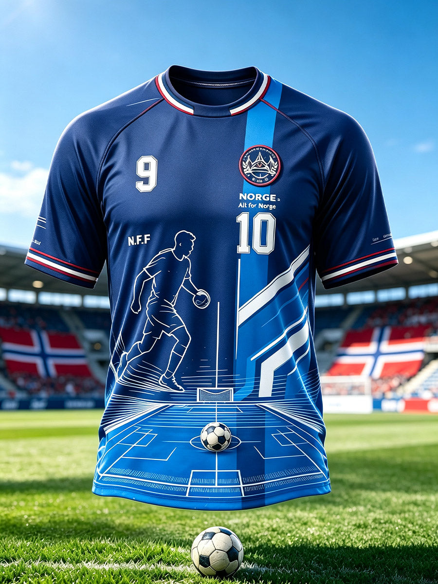 Norge fotball Raglan T-shirt