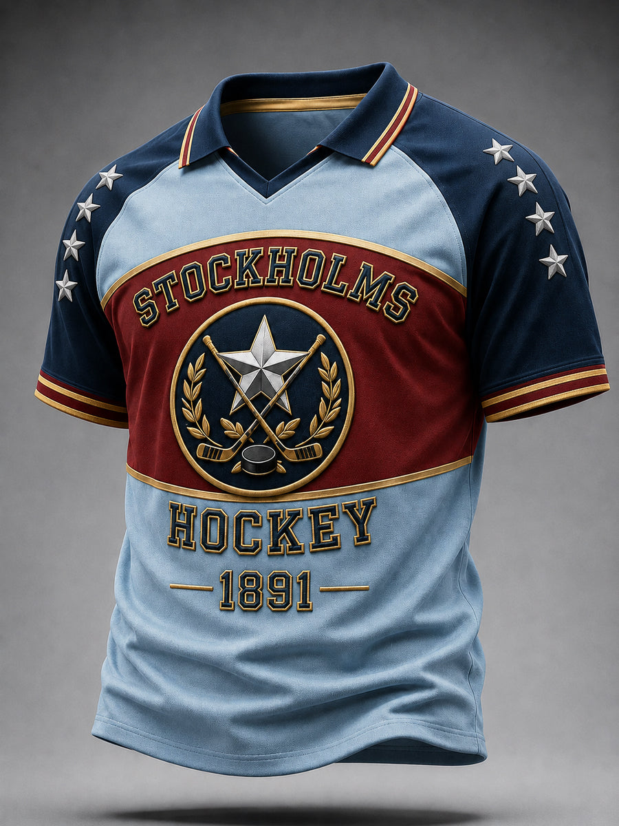 Mäns Djurgården Hockey minne T-shirt