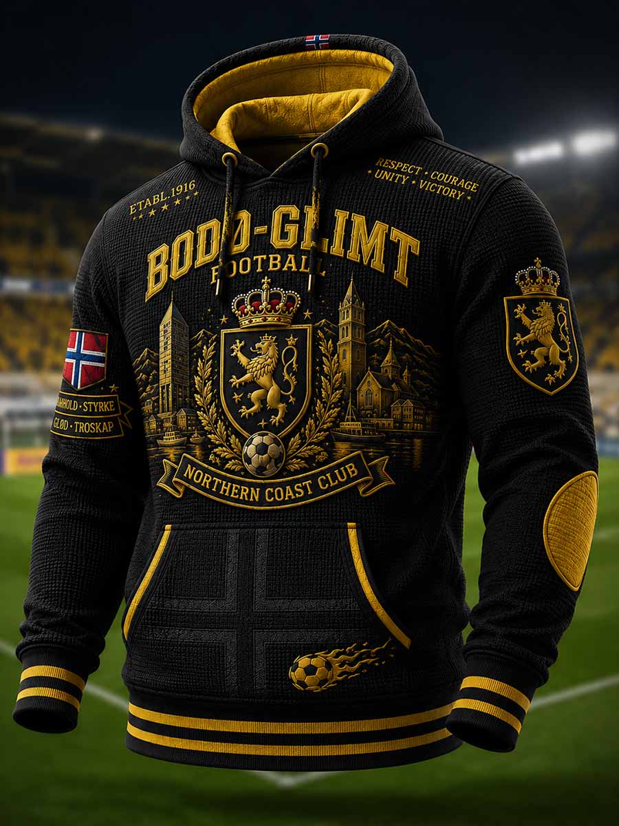Menns Bodø Glimt fotballlag grafisk trykkpresse