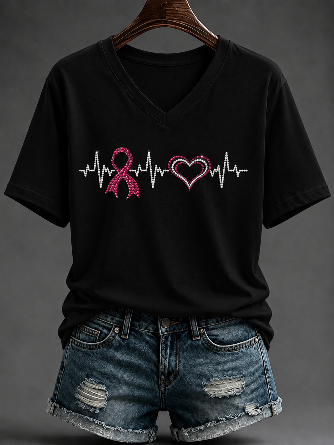 Kvinder Brystkræft Kortærmet T-shirt