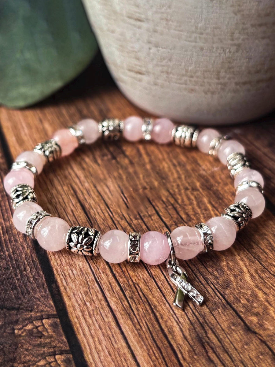 Brystkræft Oplysning Inspireret Perler armbånd