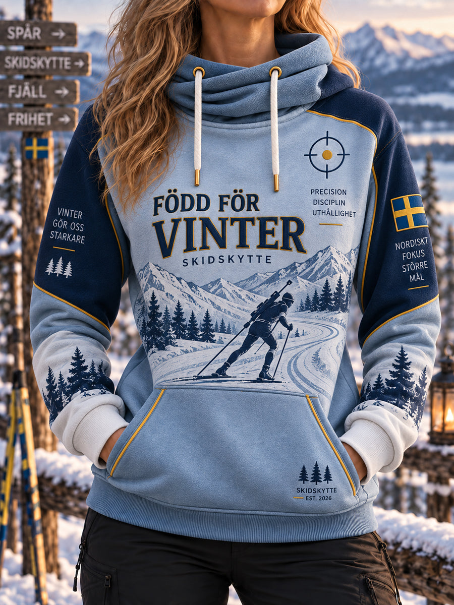 Kvinnors nordiska snowline Skidskytte Hoodie.
