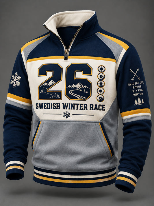 Herrens Sverige Skidskytte Heritage Winter Sweatshirt