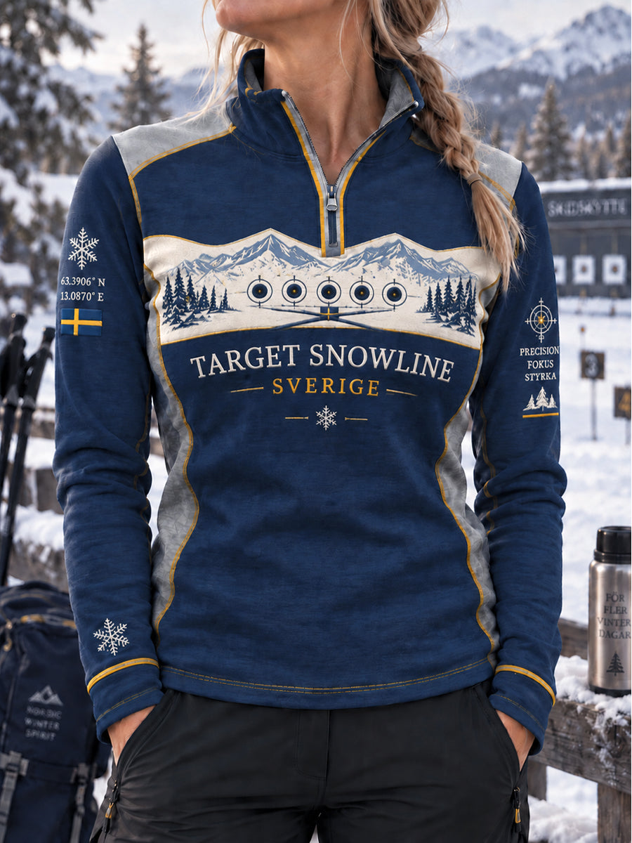 Kvinnors Blågult Nordic Sport Luxe Topp