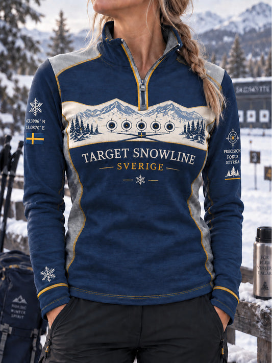 Kvinnors Blågult Nordic Sport Luxe Topp