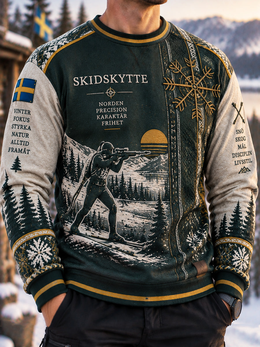 Mäns svenska Vinter spårklubb Pullover