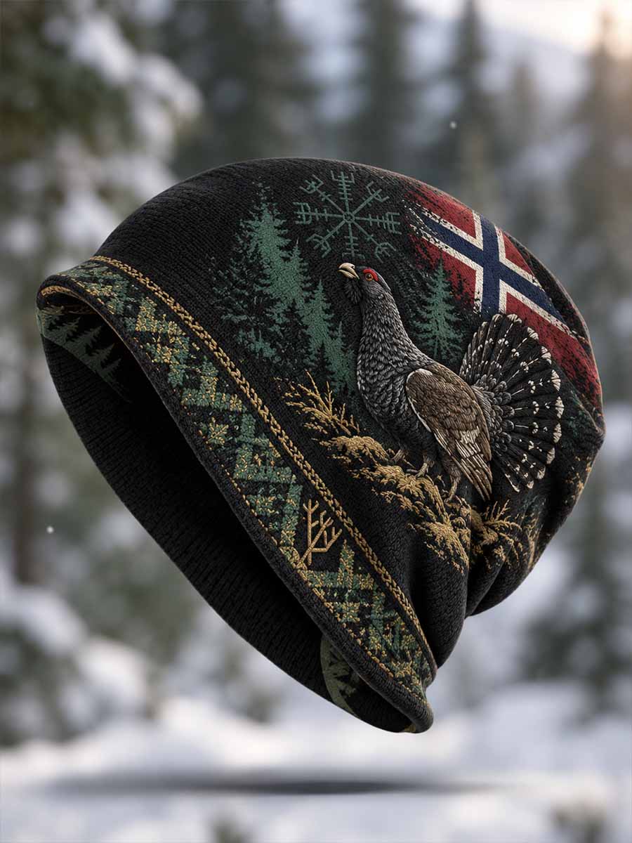 Unisex Vintage Tradisjonell jakt sesongmønster trykt hatt