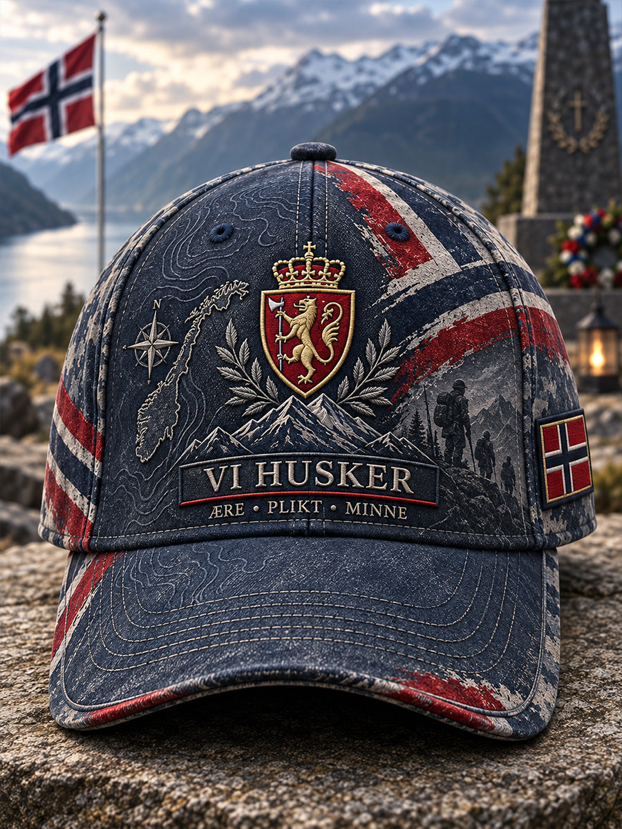 Unisex norsk militære mindehatt