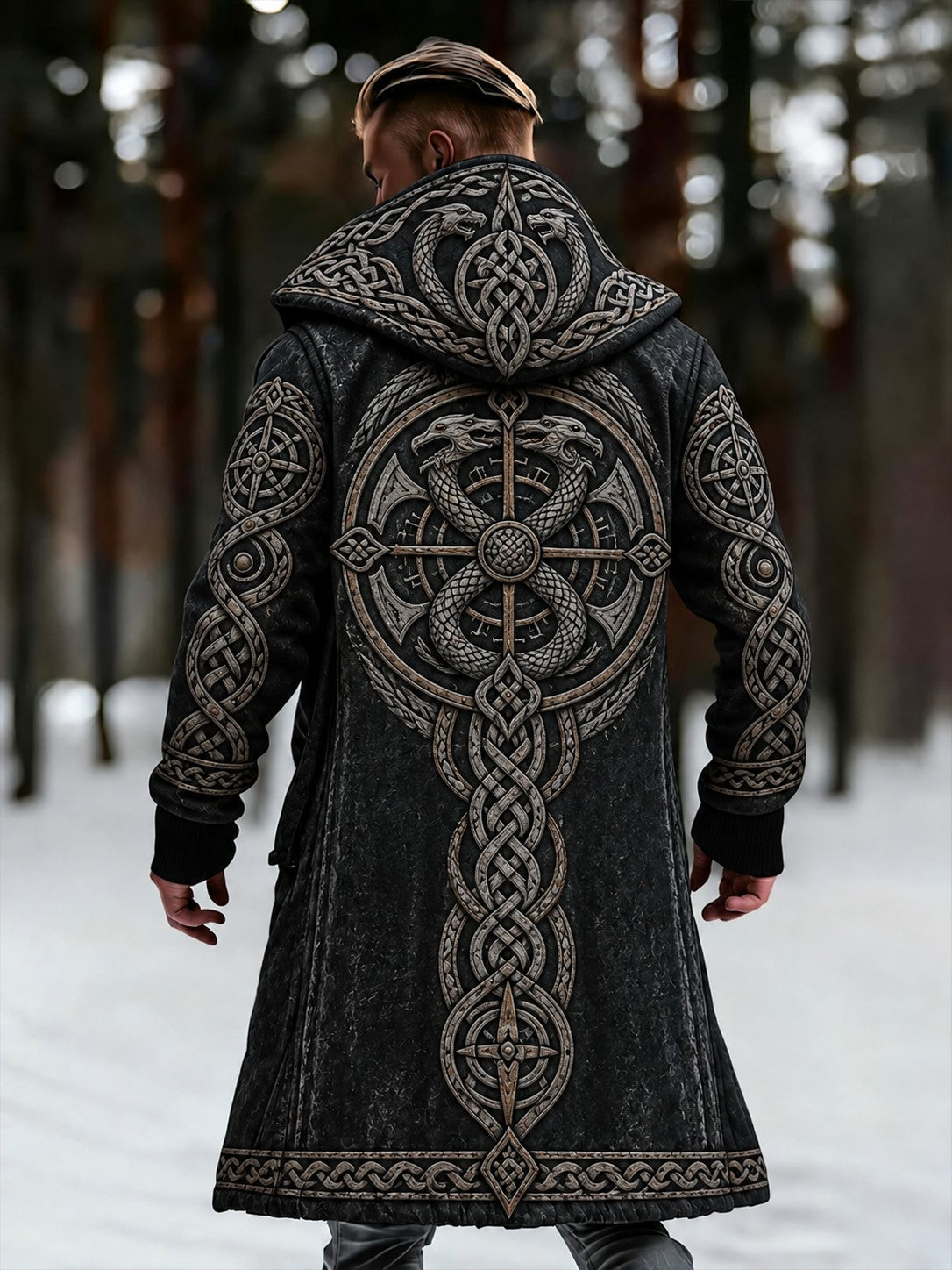 Herre Viking Waffle kompositfleecejakke