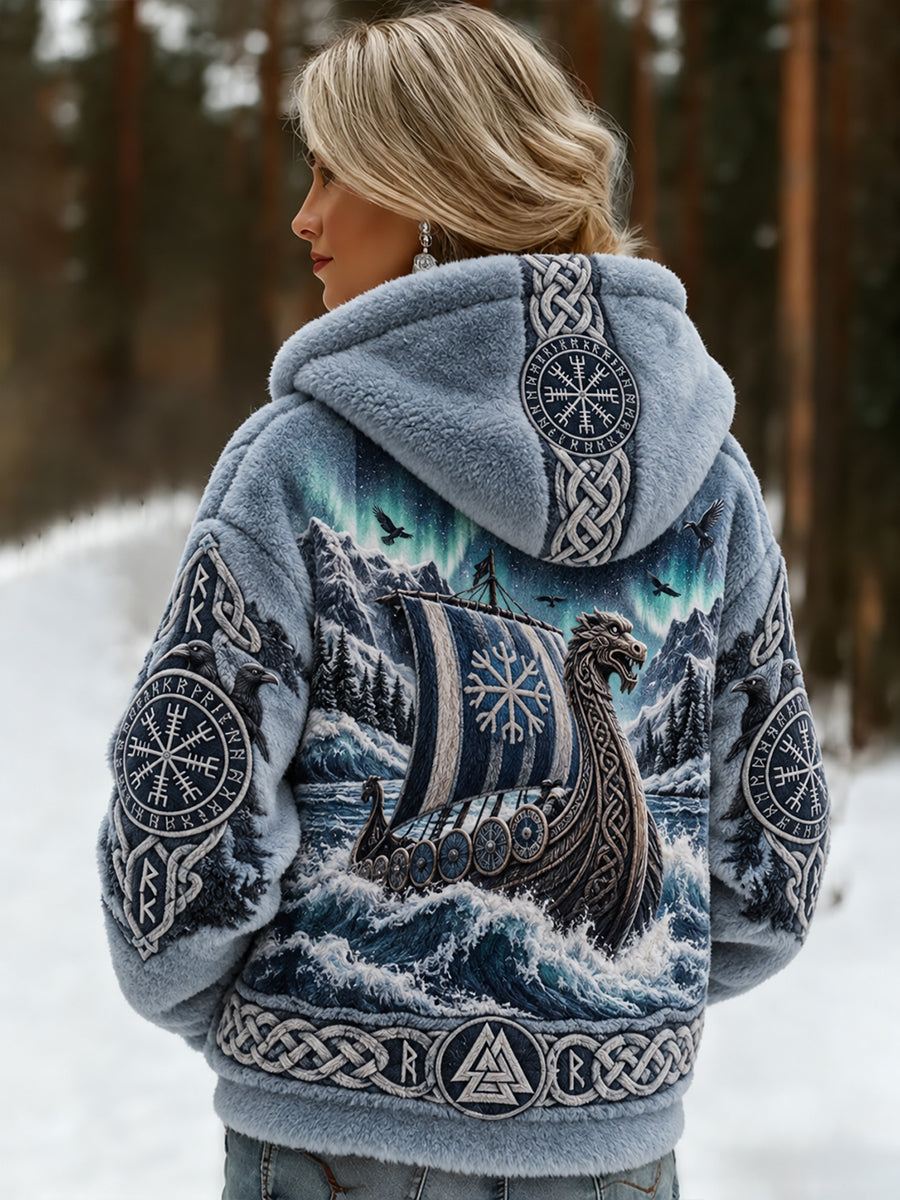 Kvinders Viking Flannel frakt