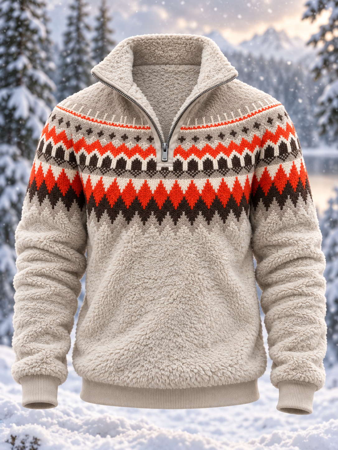 Herre Dale of Norway flannelsweater