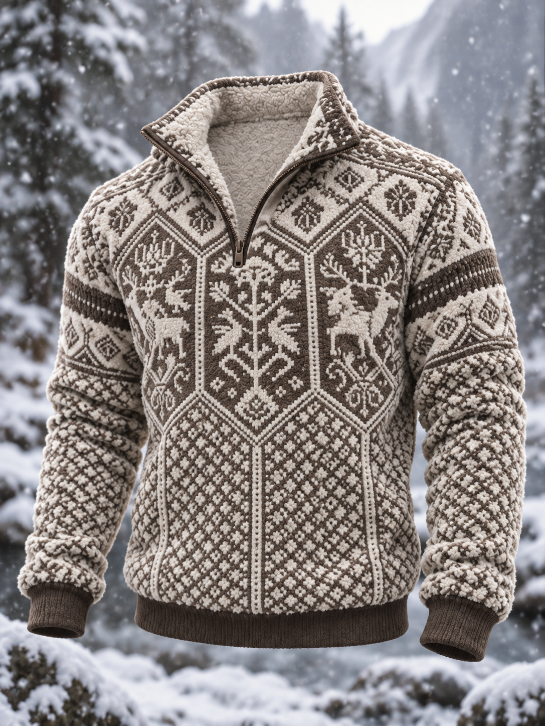 Herre Dale of Norway flannelsweater