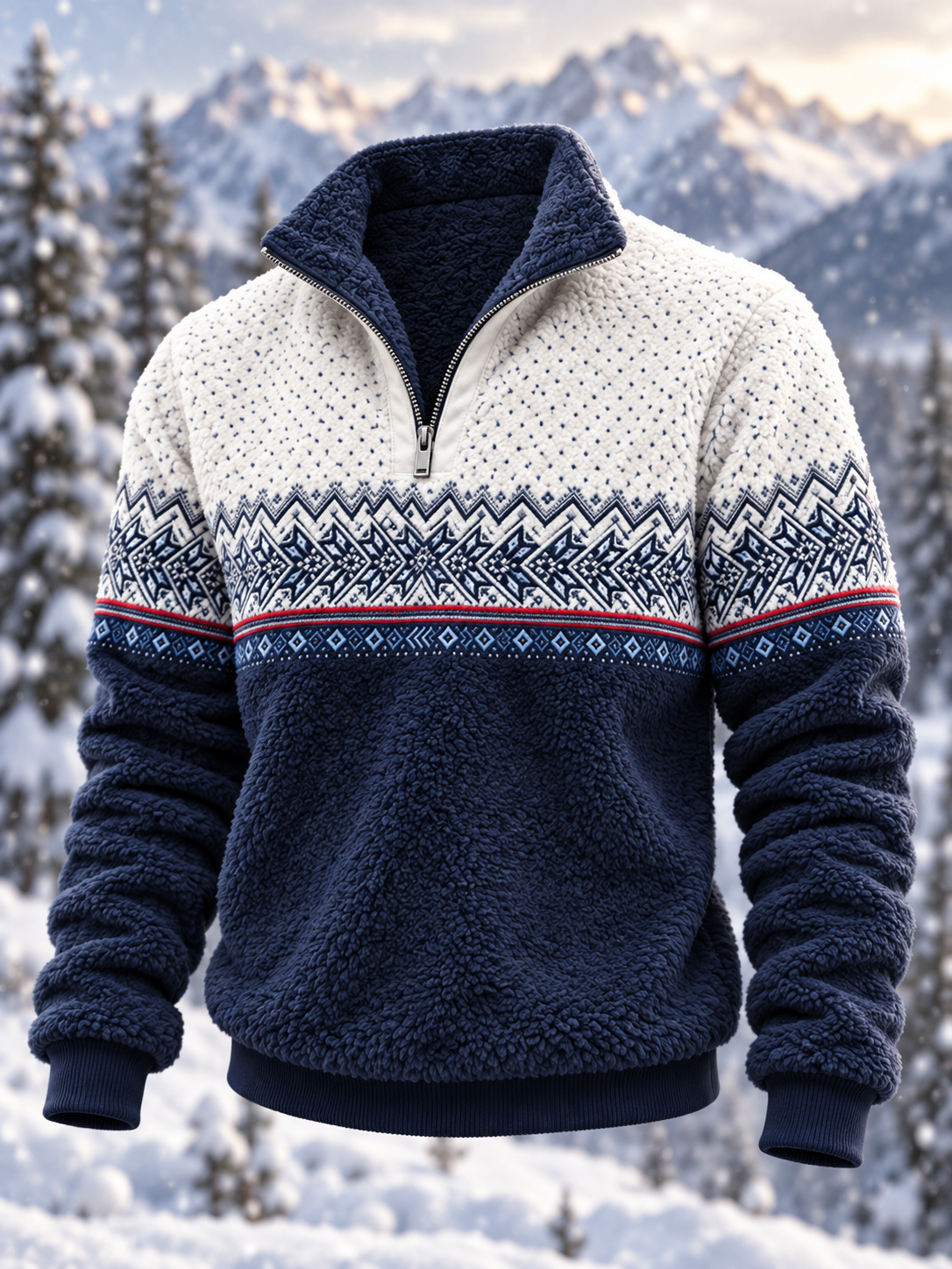 Herre Dale of Norway flannelsweater