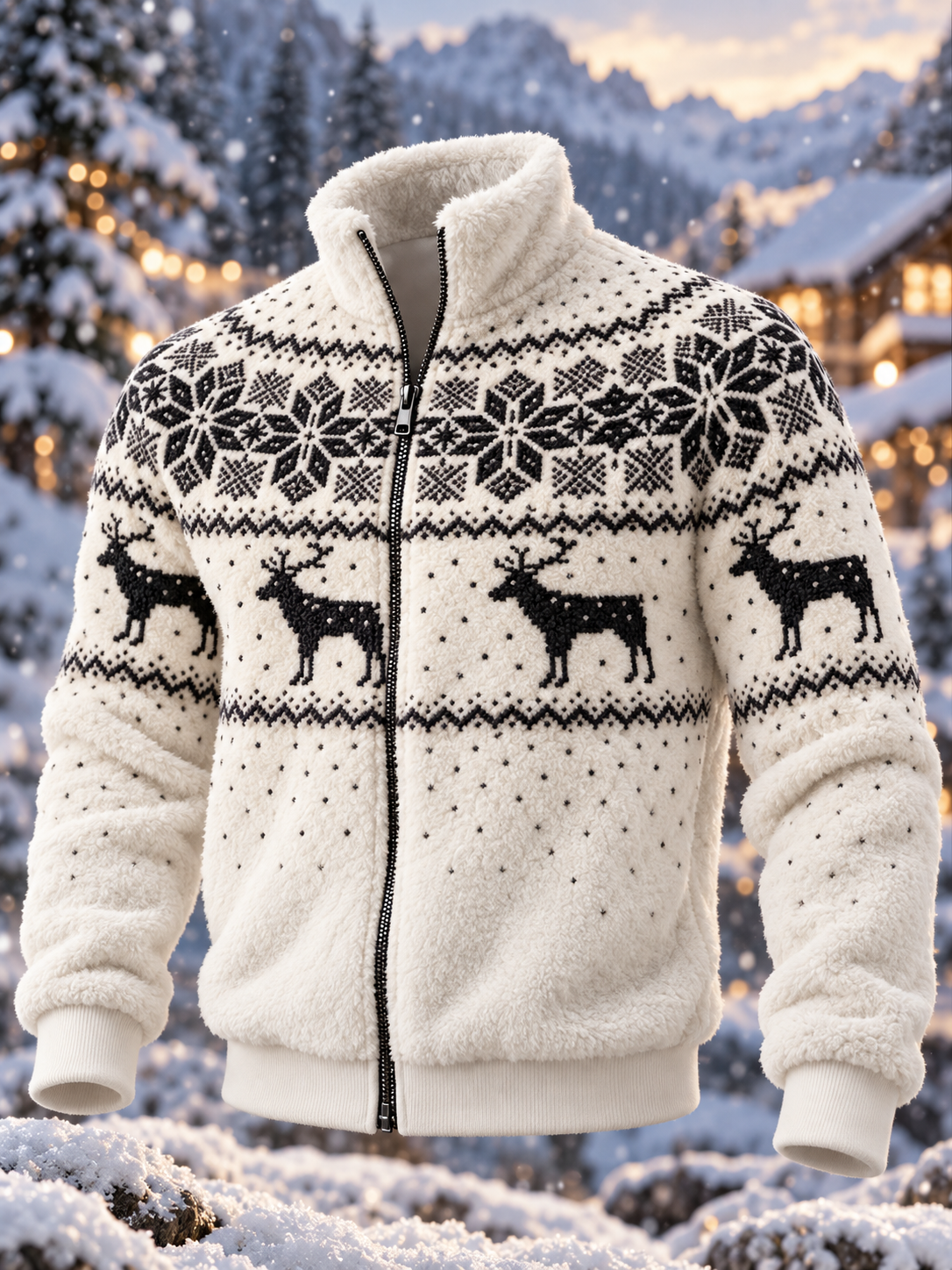 Mænds jul norsk sweater mønster Flannel Jake