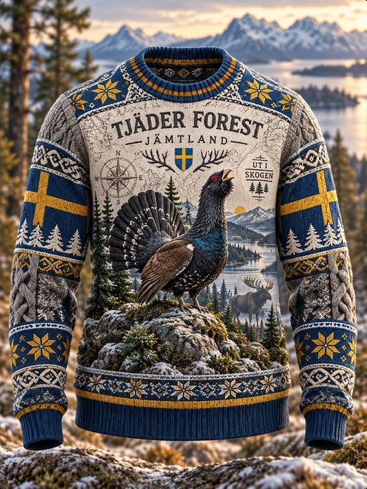 Herrtröja i svensk älgjaktstil, imitation