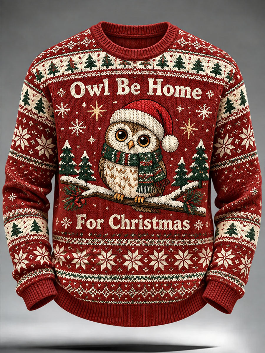Mænds julugle Print Casual Sweatshirt