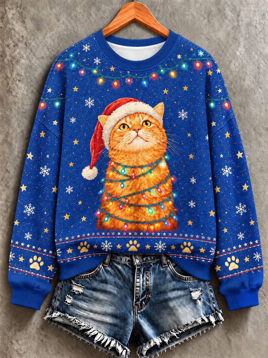 Damejuleprint-sweatshirt