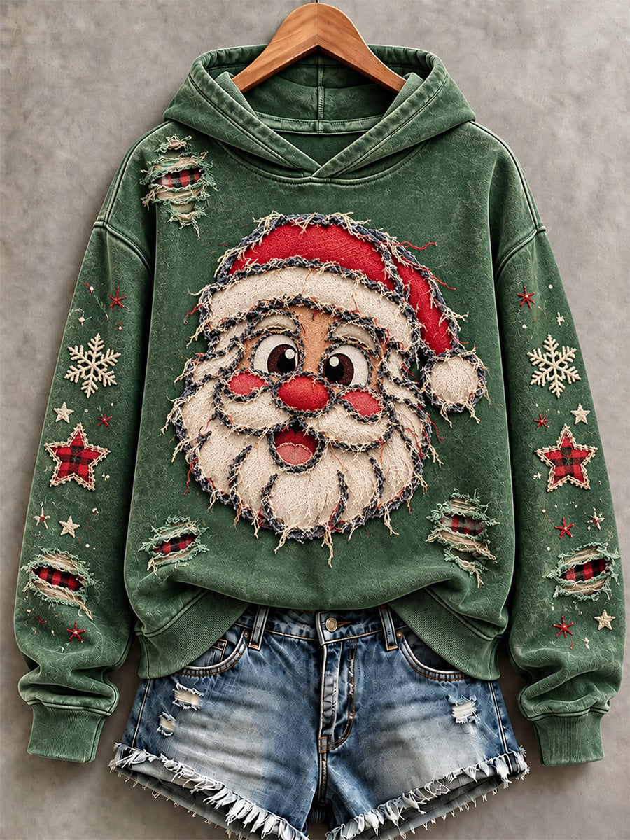 Kvinders julemand Print Sweatshirt