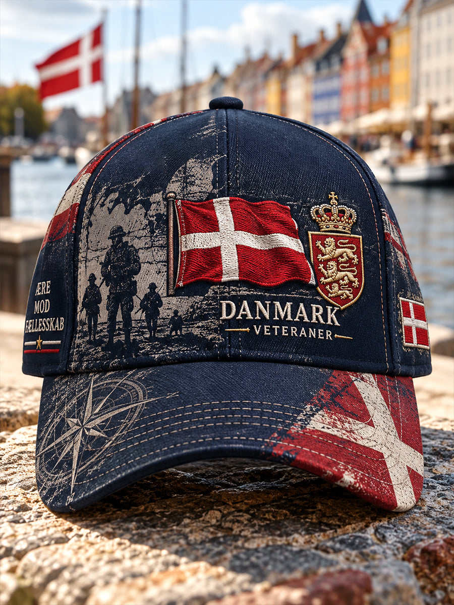 Mænds Veteran Memorial Grafisk Print Hat