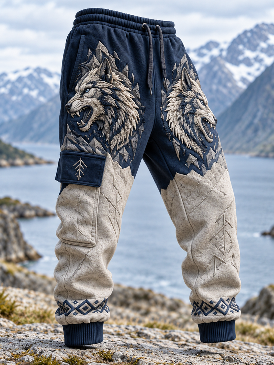 Herre Viking Kunst Fritidsbukser Bukser