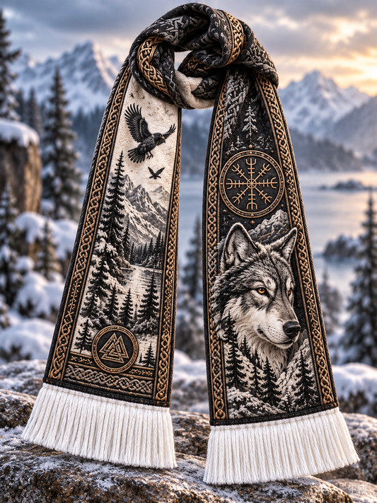 Vikingekunst-scarf