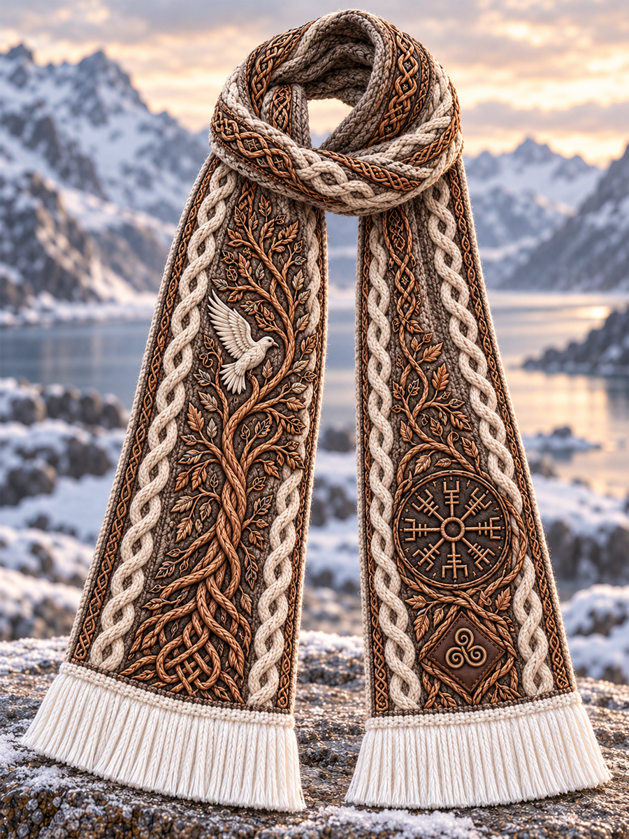 Vikingekunst-scarf