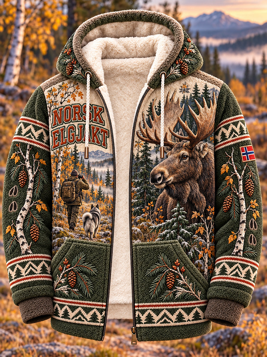 Herrens Norges jakt sesong Flannel jakke