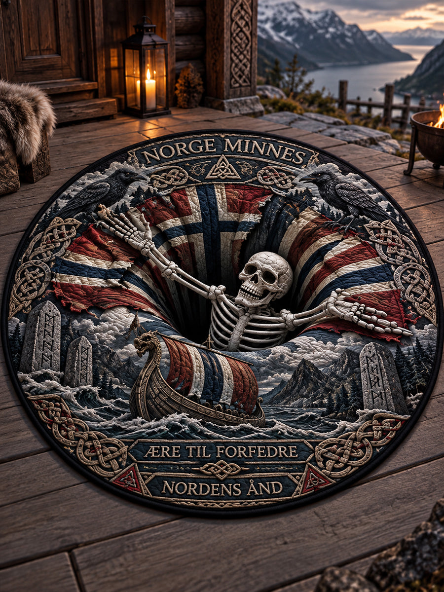 Vintage- stil viking-tema trykt teikn