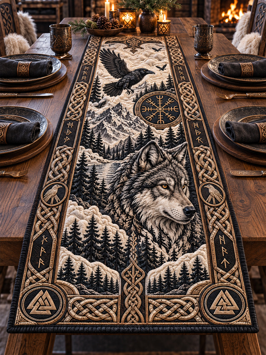 Viking kunst blomstret quiltet tæppet
