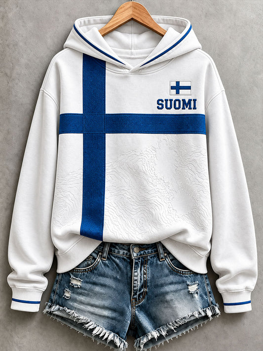 Naisten Suomen henkeyttämä huppari