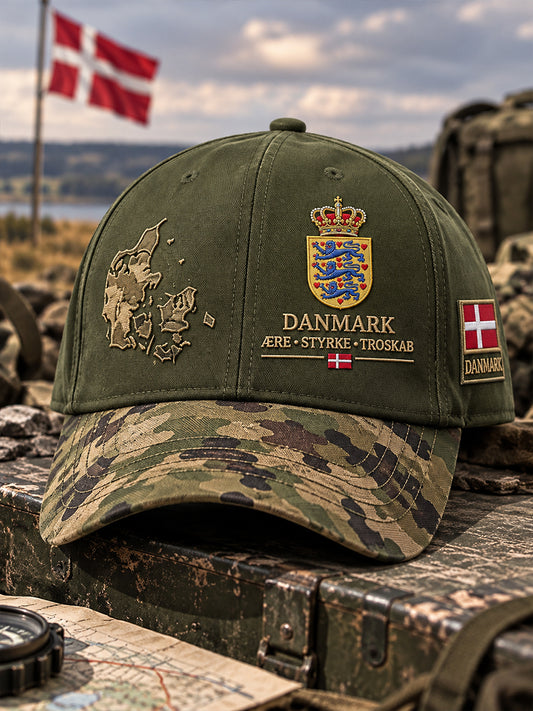 Mænds Camouflage-Print Veteran Minde Cap.