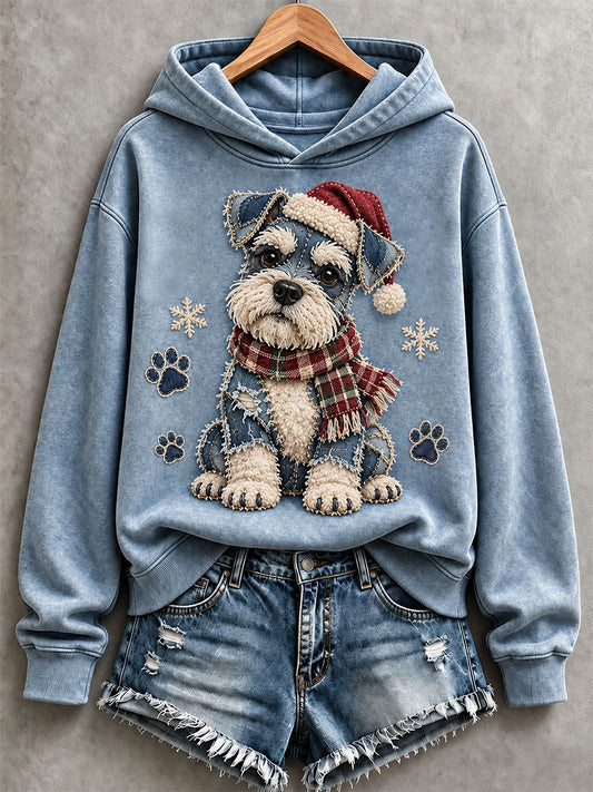 Kvinders søde Schnauzer Hoodies