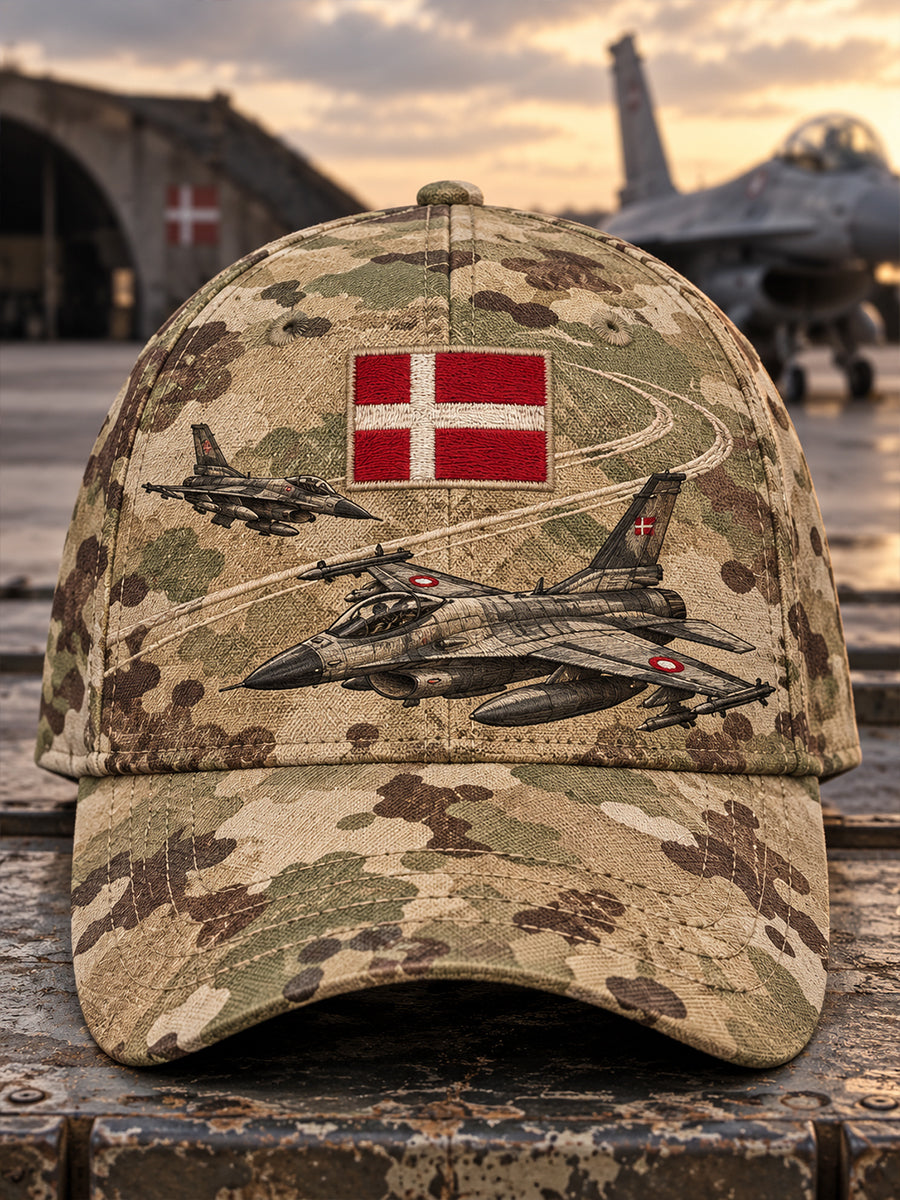 Herre-kasket med camouflageprint til minde om veteraner